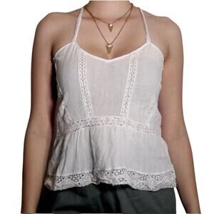 Dolce Vita- White Cottagecore Swing Camisole Top Blouse Size Small